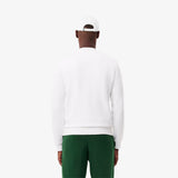 Lacoste Erkek Classic Fit Bisiklet Yaka Organik Pamuk Beyaz Sweatshirt