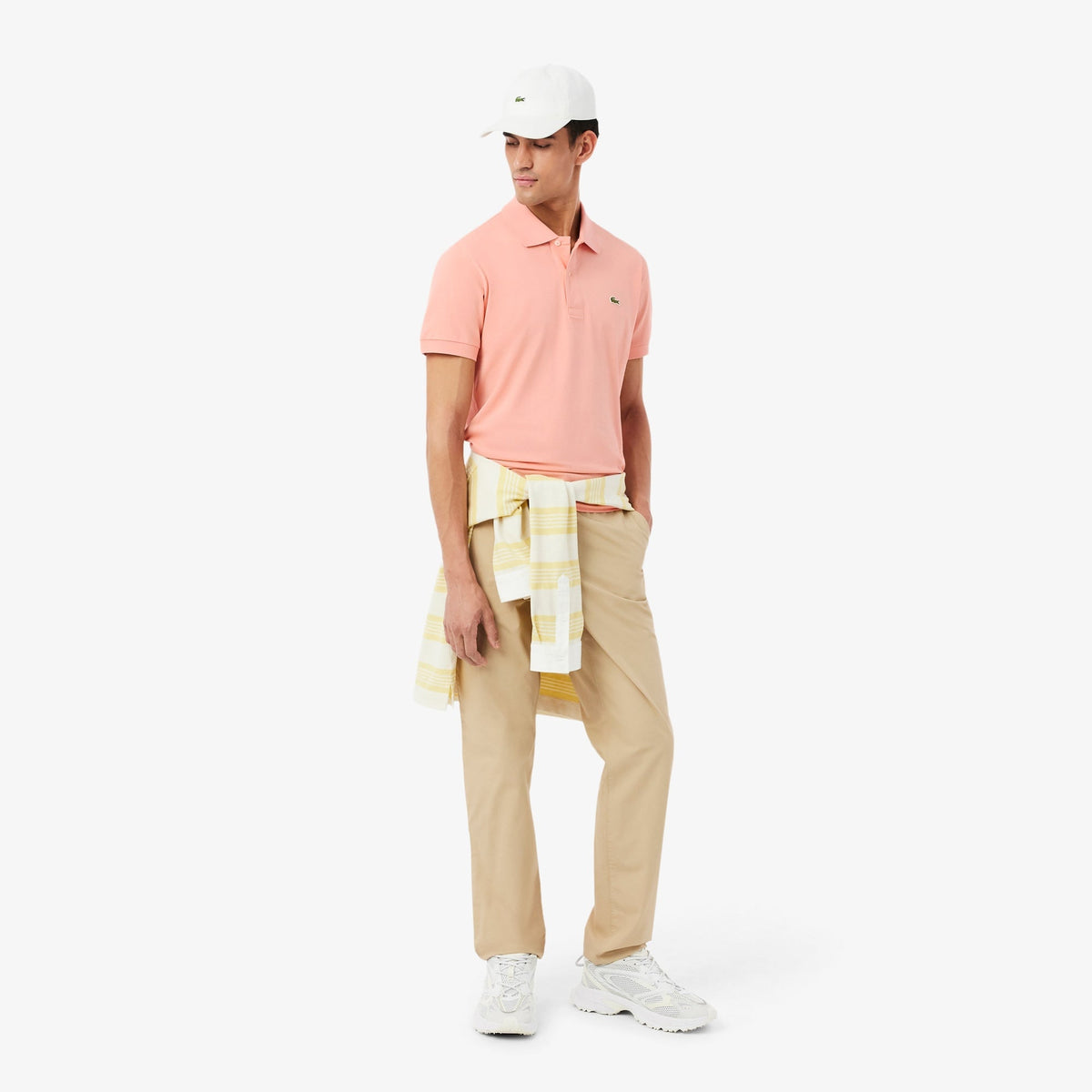 Lacoste Klasik Kesim Orginal Pembe L.12.12 Polo