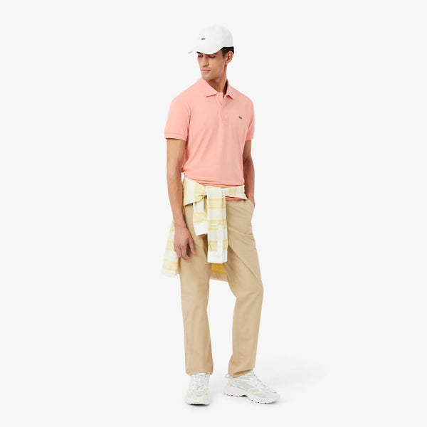Lacoste Klasik Kesim Orginal Pembe L.12.12 Polo