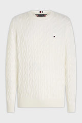 Tommy Hilfiger Erkek Classic Cable Crew Kazak