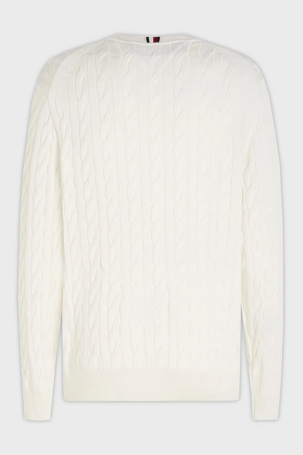 Tommy Hilfiger Erkek Classic Cable Crew Kazak