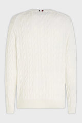 Tommy Hilfiger Erkek Classic Cable Crew Kazak