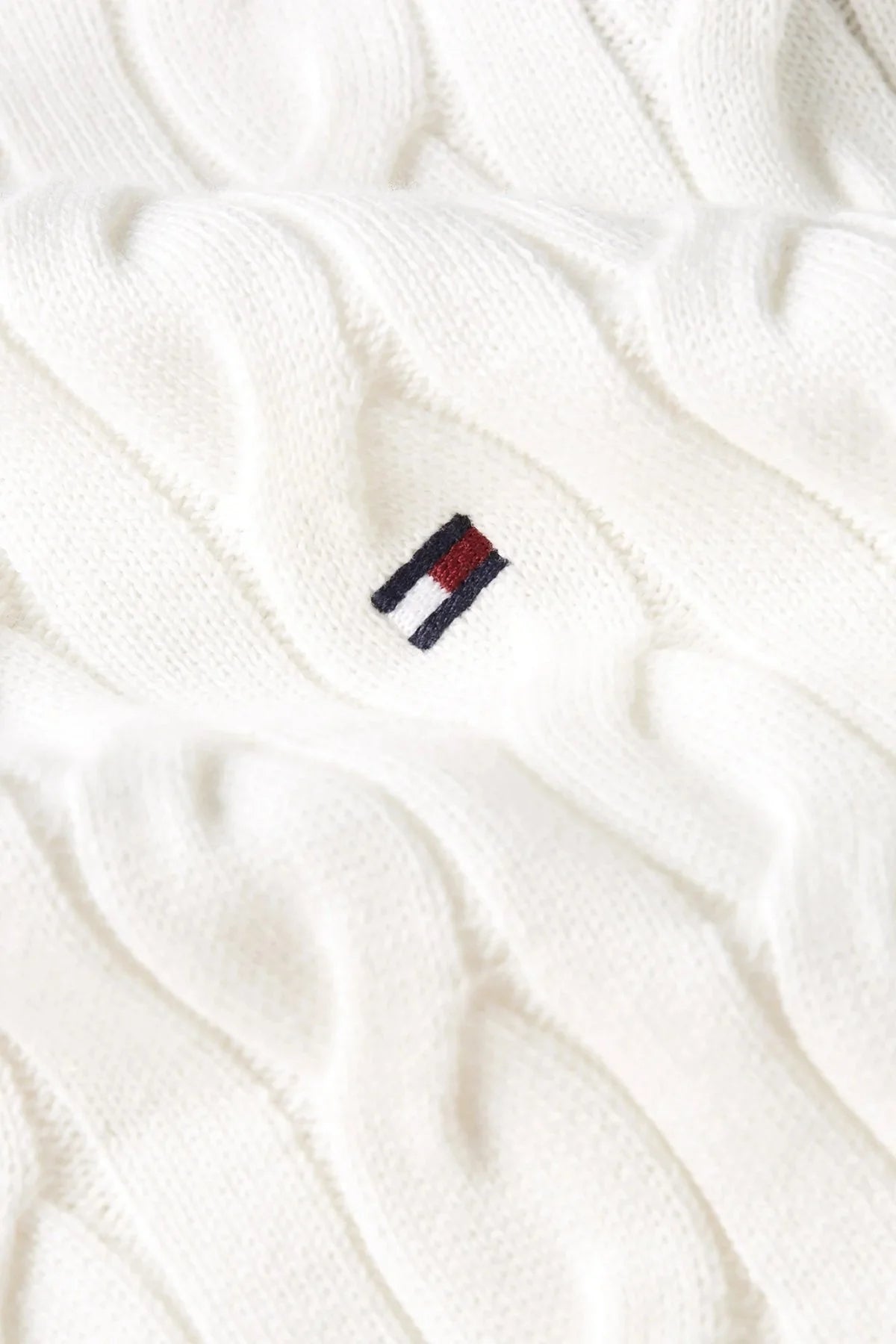 Tommy Hilfiger Erkek Classic Cable Crew Kazak