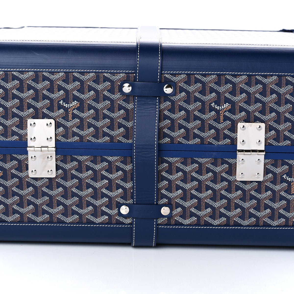 Goyard Goyardine Bourget PM Donanması Valiz