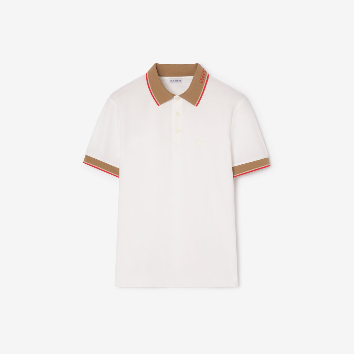 Burberry Beyaz Polo T-Shirt