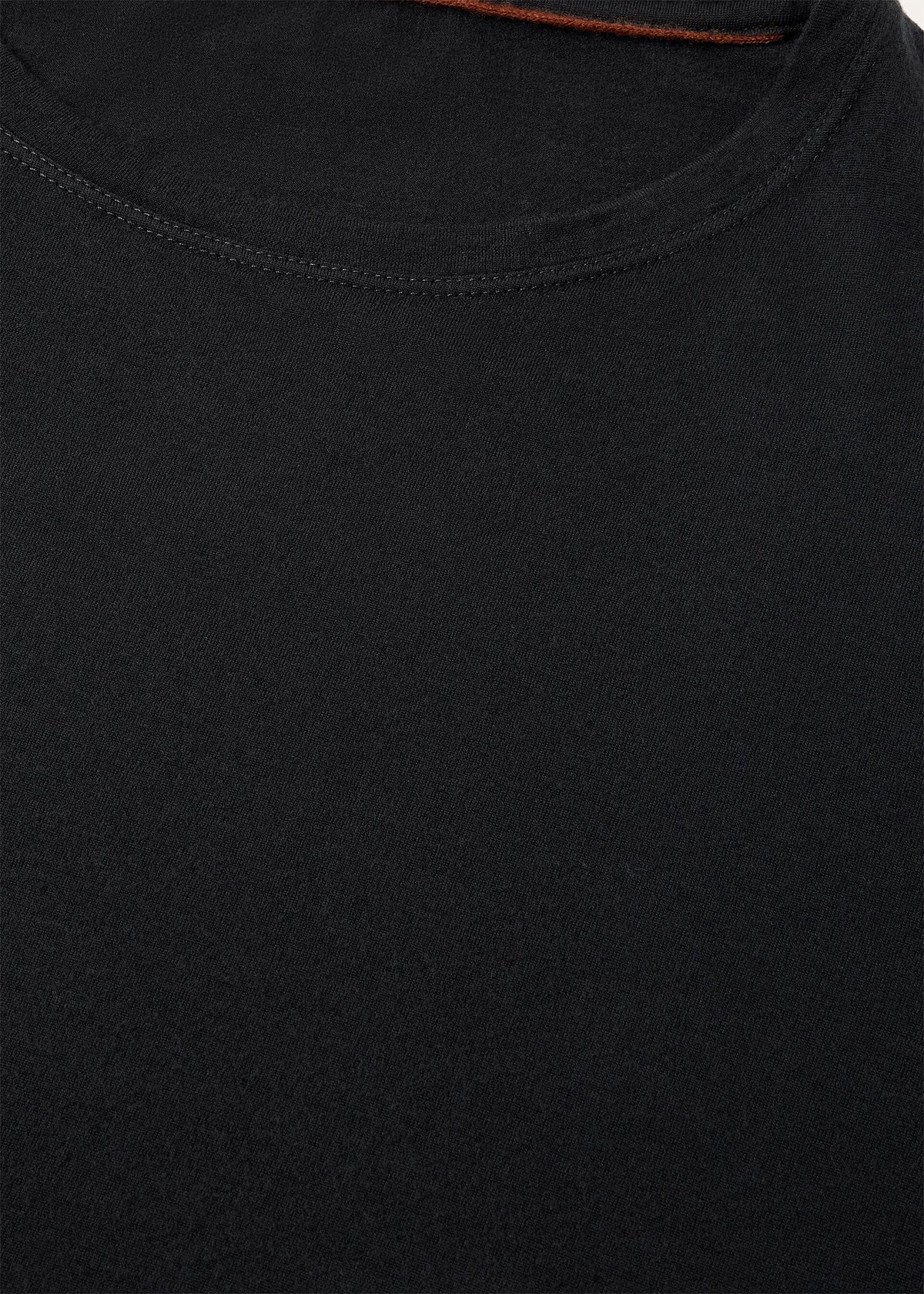 Loro Piana Como The Gift of Kings® Siyah T-Shirt