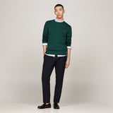 Tommy Hilfiger Erkek Classic Cable Crew Kazak