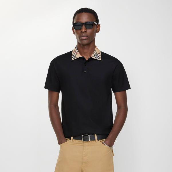 Burberry Siyah Polo T-Shirt