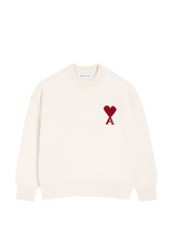 Ami Logo Beyaz Sweatshirt