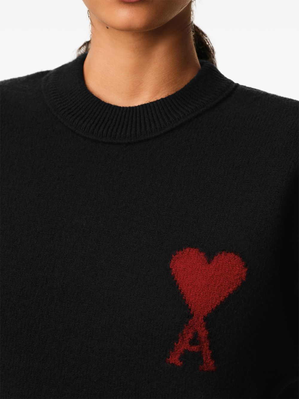Ami Logo Siyah Sweatshirt