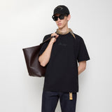 Burberry Desenli Siyah T-Shirt