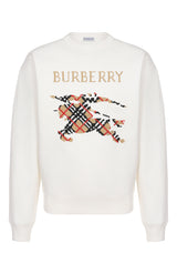 Burberry Logo Beyaz Sweatshirt