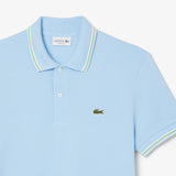 Lacoste Çizgi Detayı L.12.12 Buz Mavisi Erkek Regular Fit Polo T-Shirt