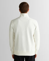 GANT Erkek Beyaz Fermuarlı Logolu Sweatshirt