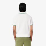 Lacoste Çizgi Detayı L.12.12 Erkek Beyaz Regular Fit Polo T-Shirt