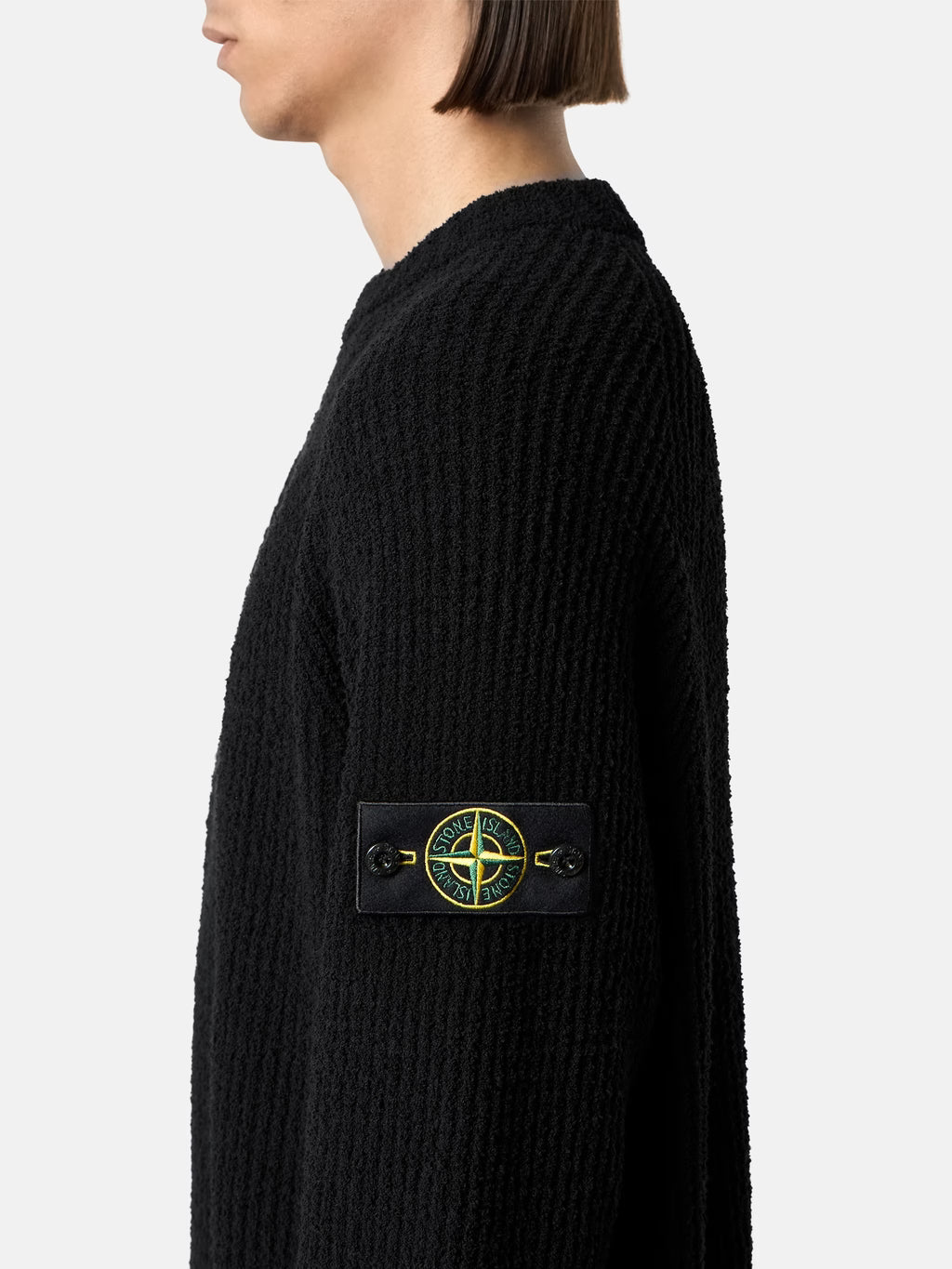 Stone İsland Pamuk Örgü Bukle Sweatshirt