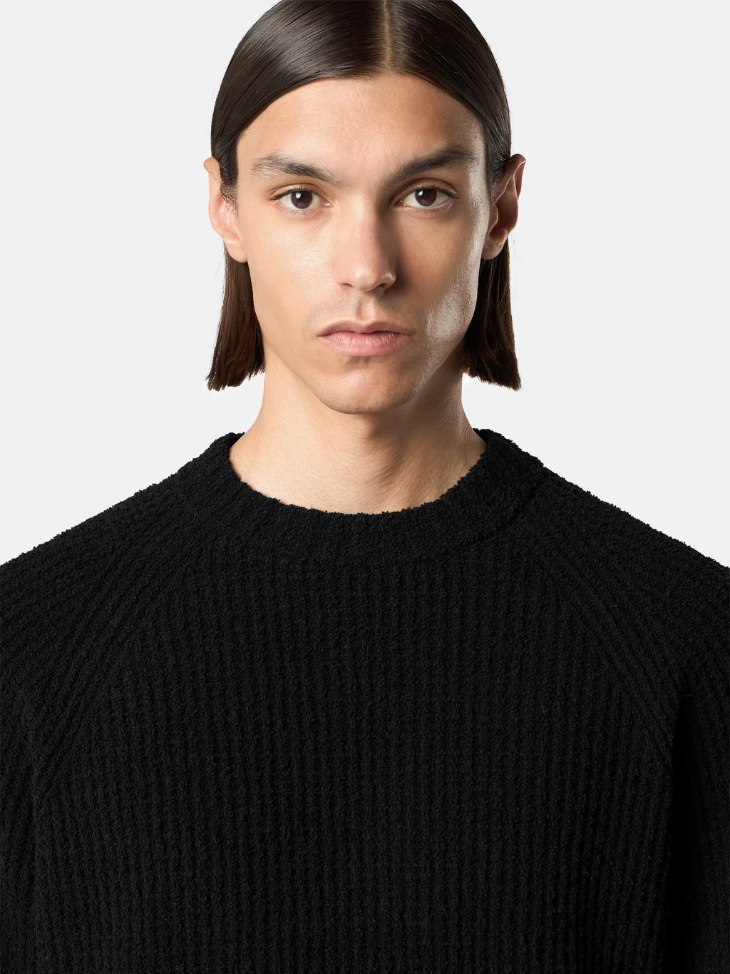 Stone İsland Pamuk Örgü Bukle Sweatshirt