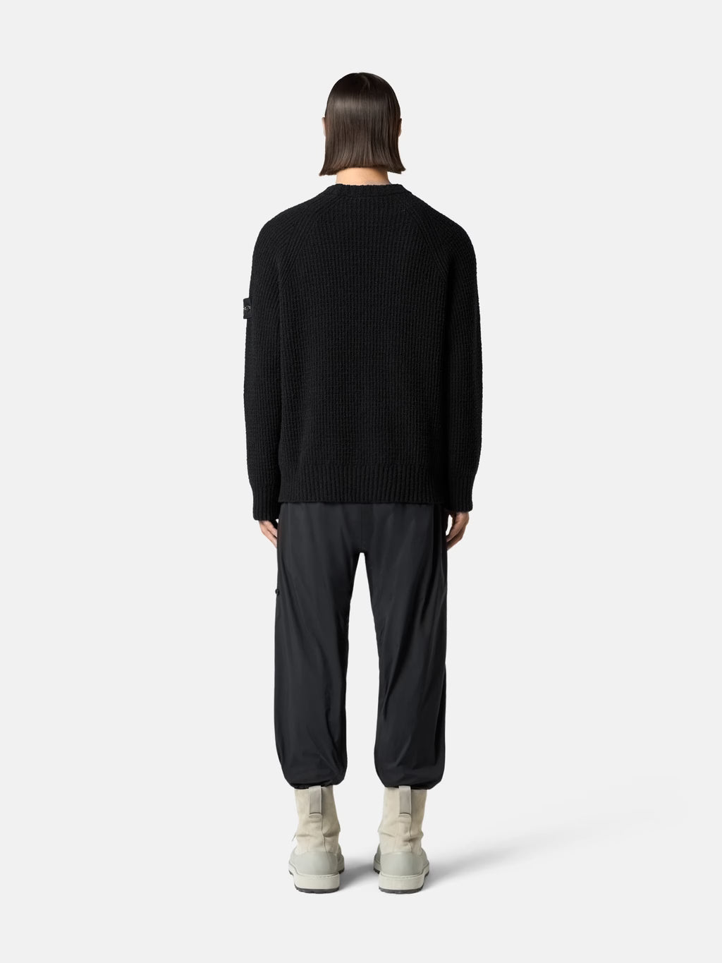 Stone İsland Pamuk Örgü Bukle Sweatshirt