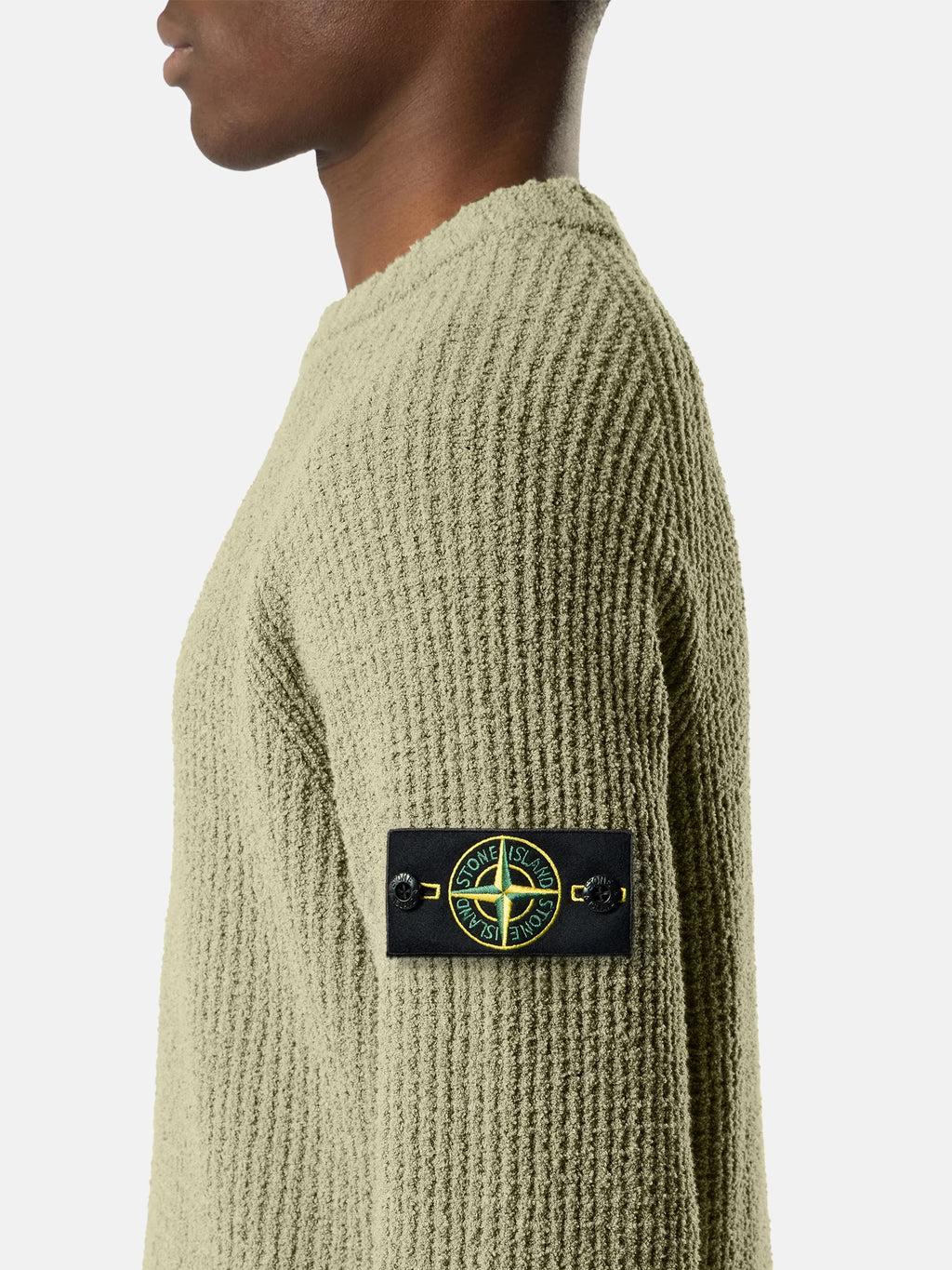 Stone İsland Pamuk Örgü Bukle Sweatshirt