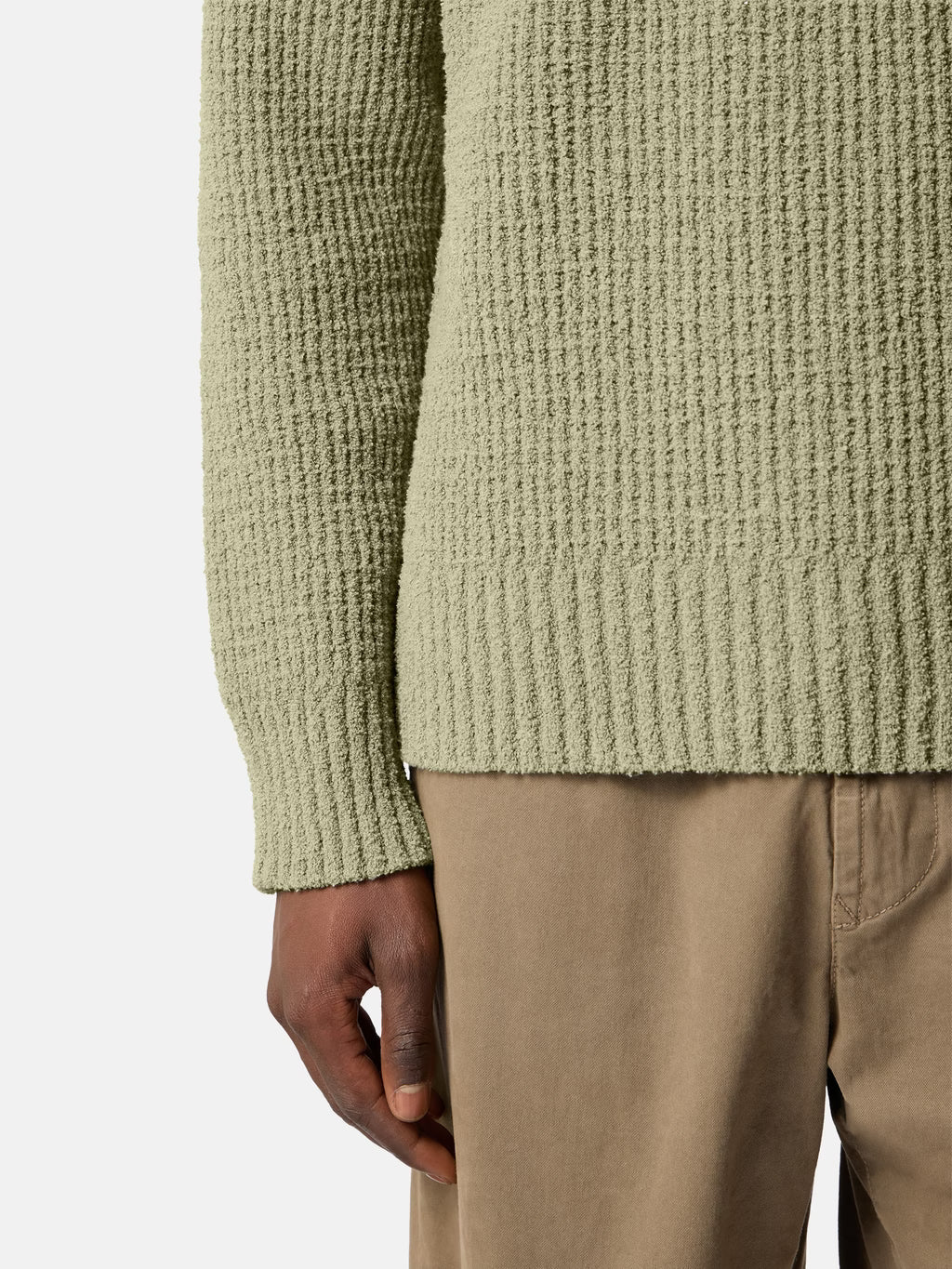 Stone İsland Pamuk Örgü Bukle Sweatshirt