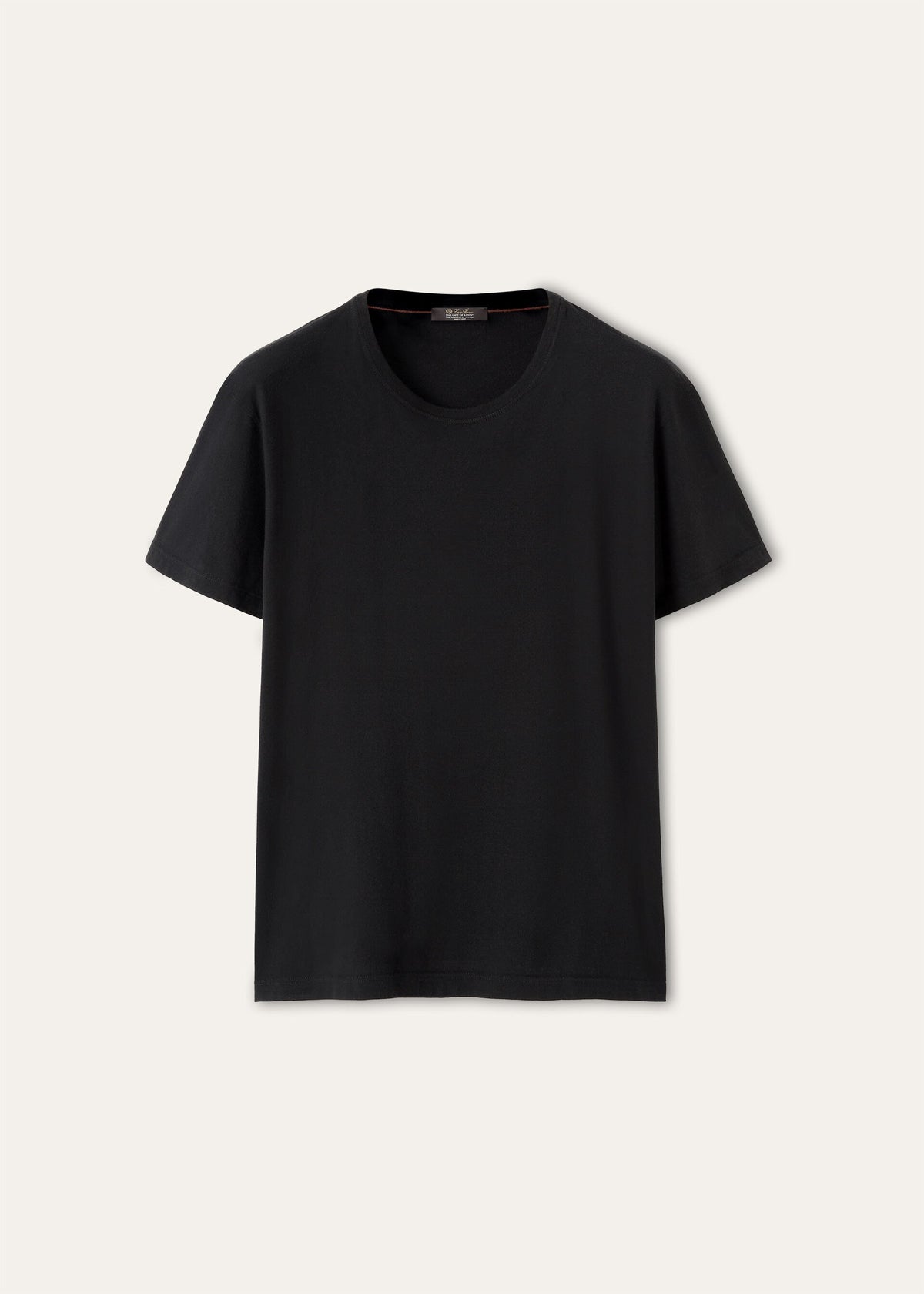 Loro Piana Como The Gift of Kings® Siyah T-Shirt