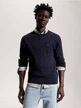 Tommy Hilfiger Erkek Classic Cable Crew Kazak