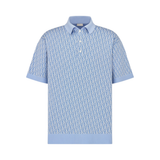Dior Yün Polo Buz Mavisi T-Shirt