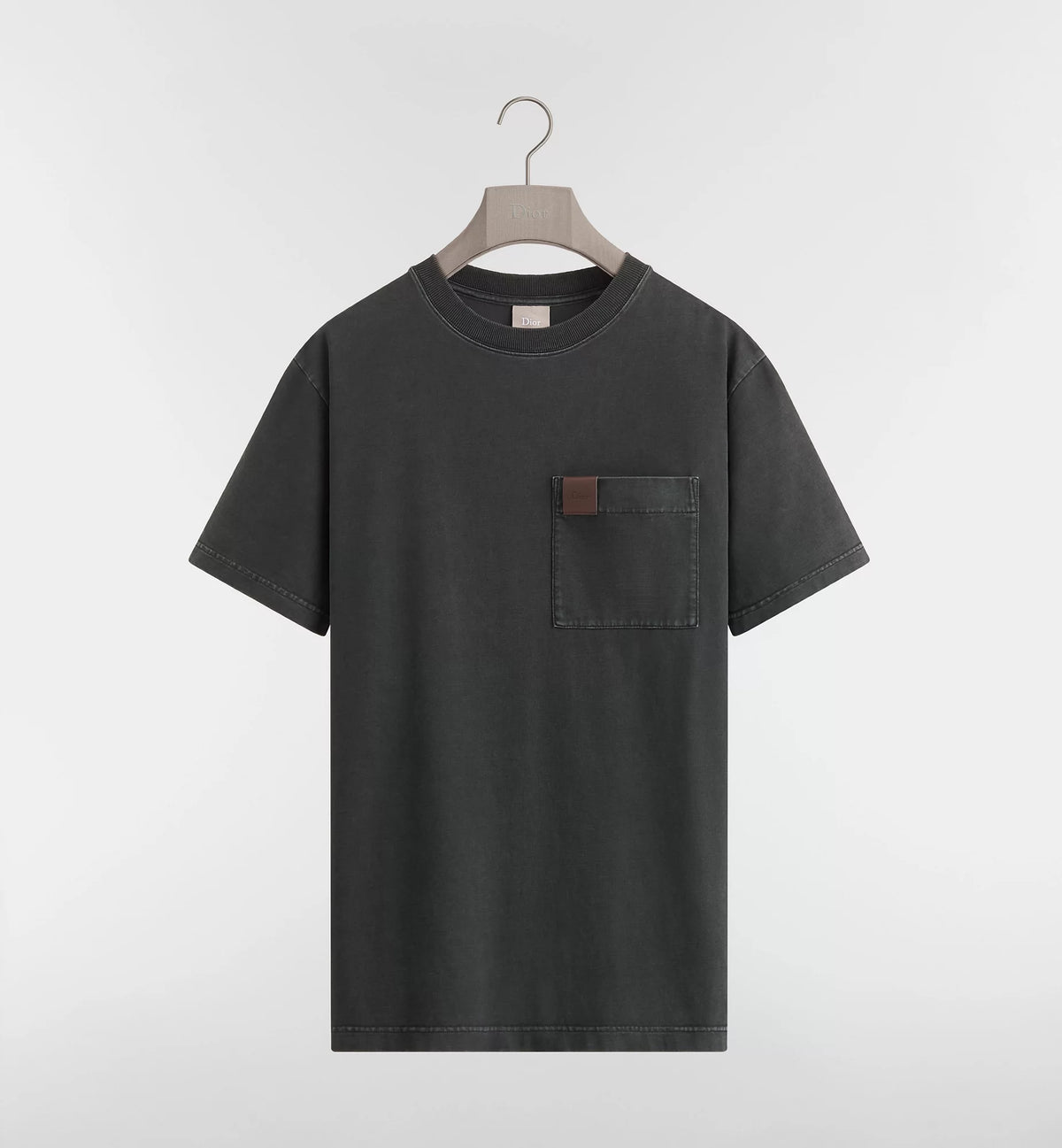 Dior Cepli Gri T-Shirt , Rahat Kesim