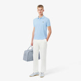 Lacoste Çizgi Detayı L.12.12 Buz Mavisi Erkek Regular Fit Polo T-Shirt