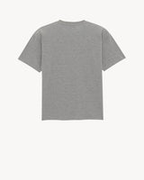 Saint Laurent Cassandre Pamuk Gri T-Shirt