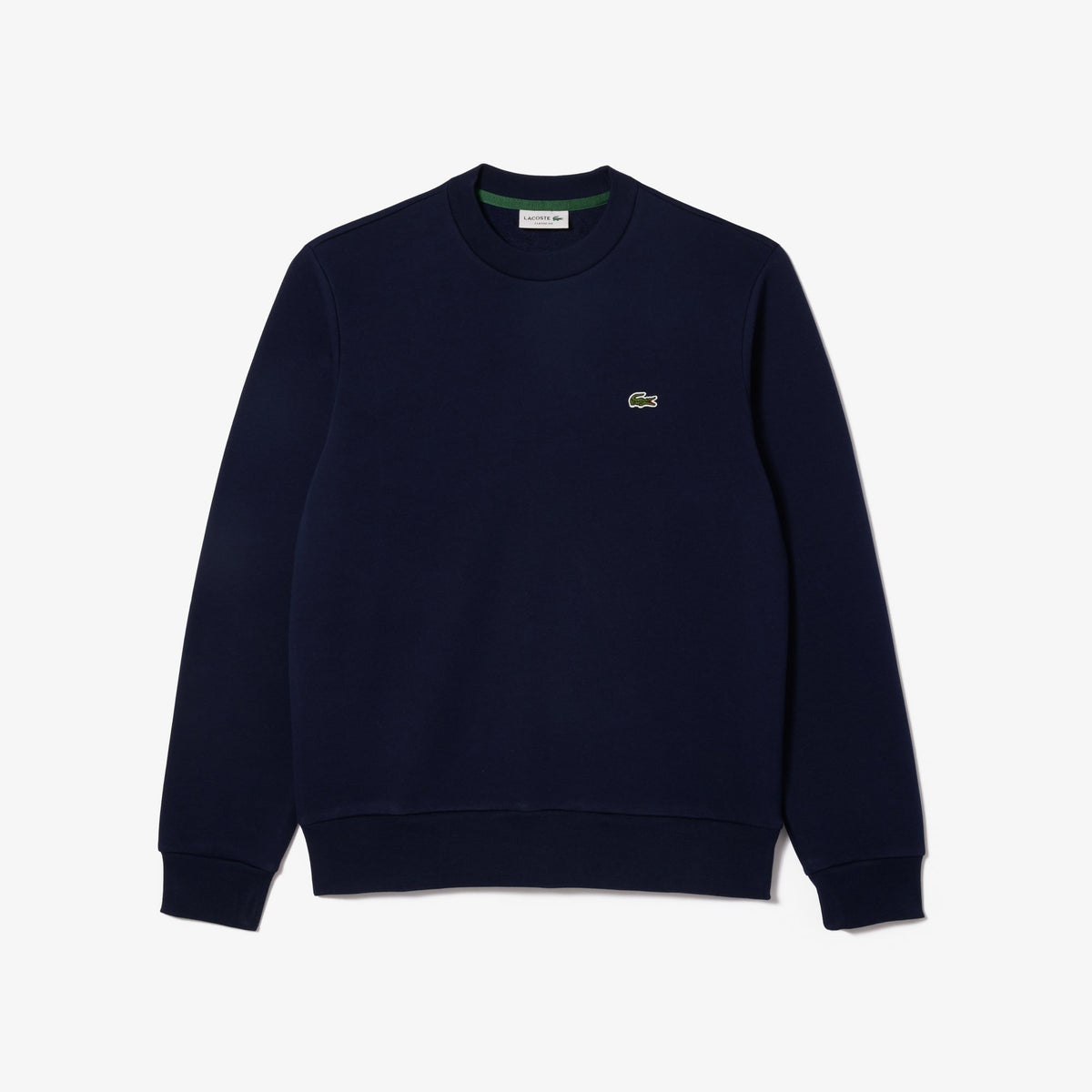 Lacoste Erkek Classic Fit Bisiklet Yaka Organik Pamuk Lacivert Sweatshirt