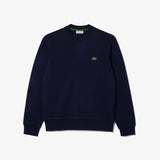 Lacoste Erkek Classic Fit Bisiklet Yaka Organik Pamuk Lacivert Sweatshirt