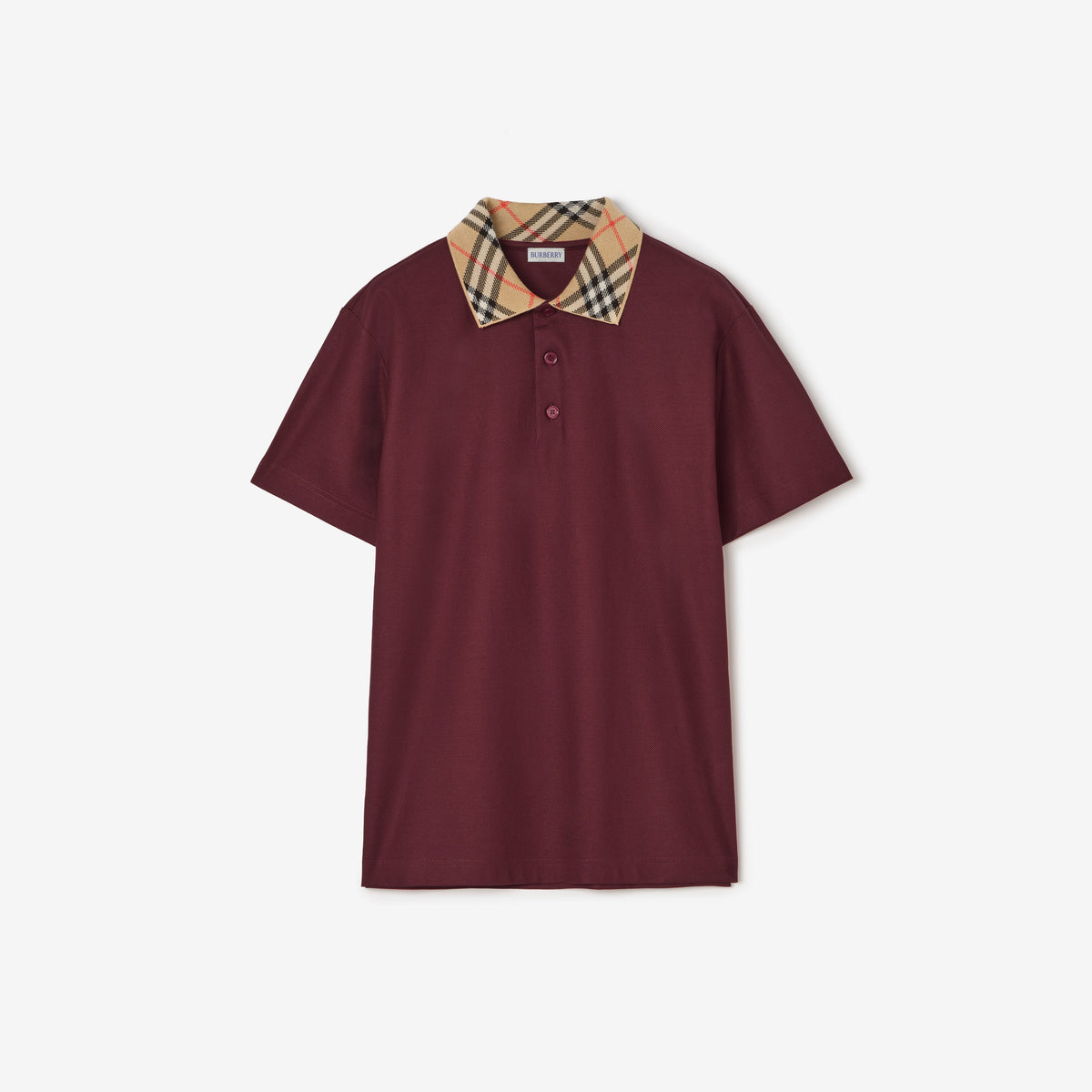Burberry Bordo Polo T-Shirt