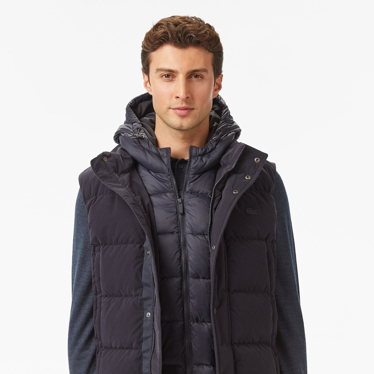 Lacoste Erkek Kapüşonlu Yelek