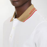Burberry Beyaz Polo T-Shirt