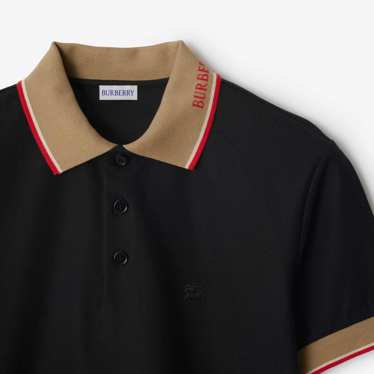 Burberry Siyah Polo T-Shirt