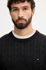 Tommy Hilfiger Erkek Classic Cable Crew Kazak