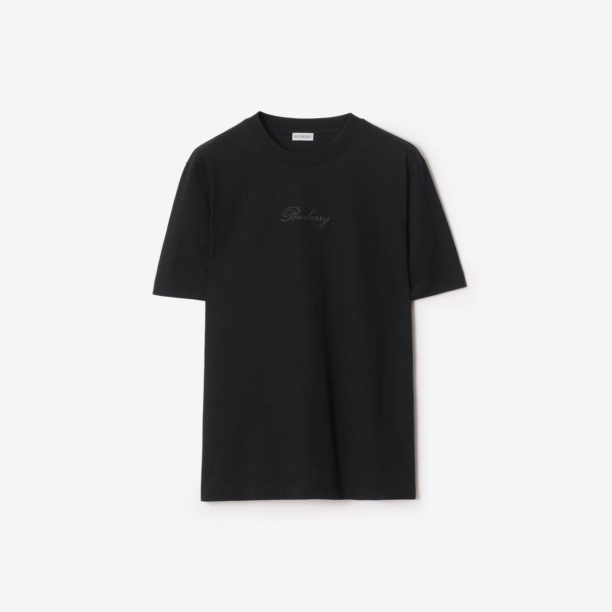 Burberry Desenli Siyah T-Shirt
