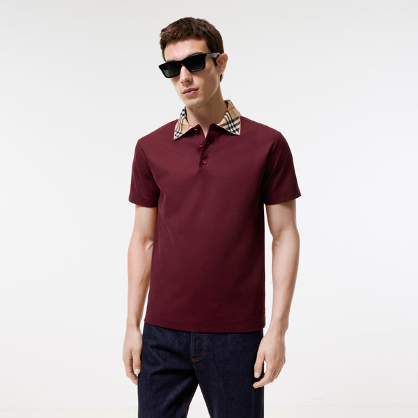Burberry Bordo Polo T-Shirt