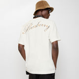 Burberry Desenli Beyaz T-Shirt