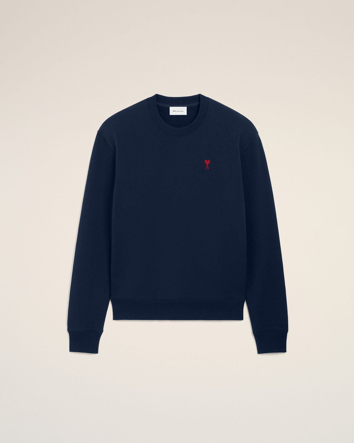 Ami de Coeur Logolu Siyah Pamuklu Sweatshirt