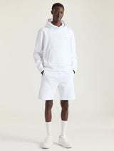 GIVENCHY Couture Seam Polar Kapüşonlu Beyaz Sweatshirt