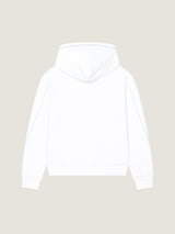 GIVENCHY Couture Seam Polar Kapüşonlu Beyaz Sweatshirt