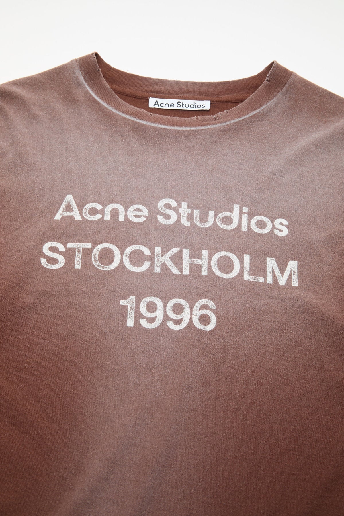 Acne Studios 1996 Logolu Sprey Baskılı Sweatshirt