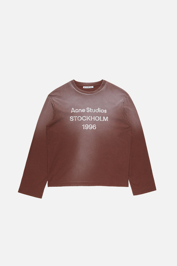Acne Studios 1996 Logolu Sprey Baskılı Sweatshirt