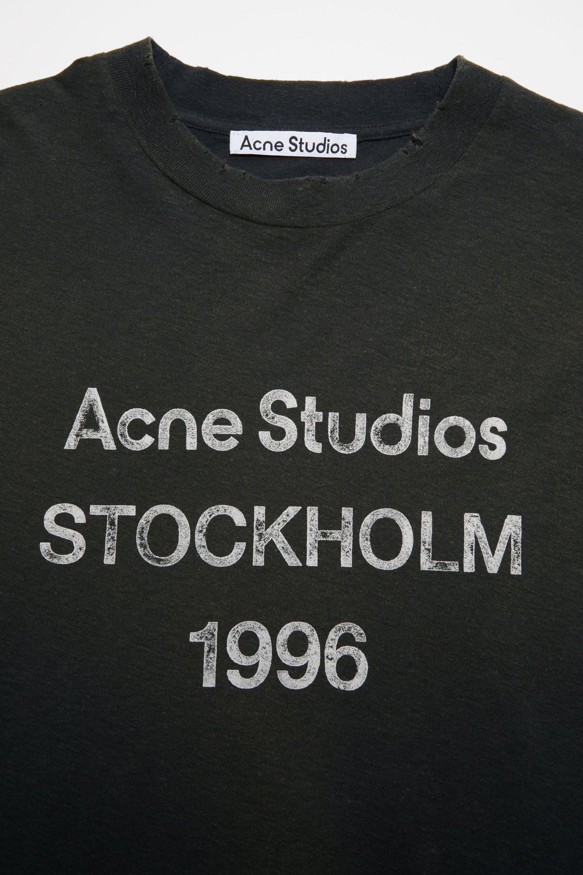 Acne Studios 1996 Logolu Sprey Baskılı Sweatshirt