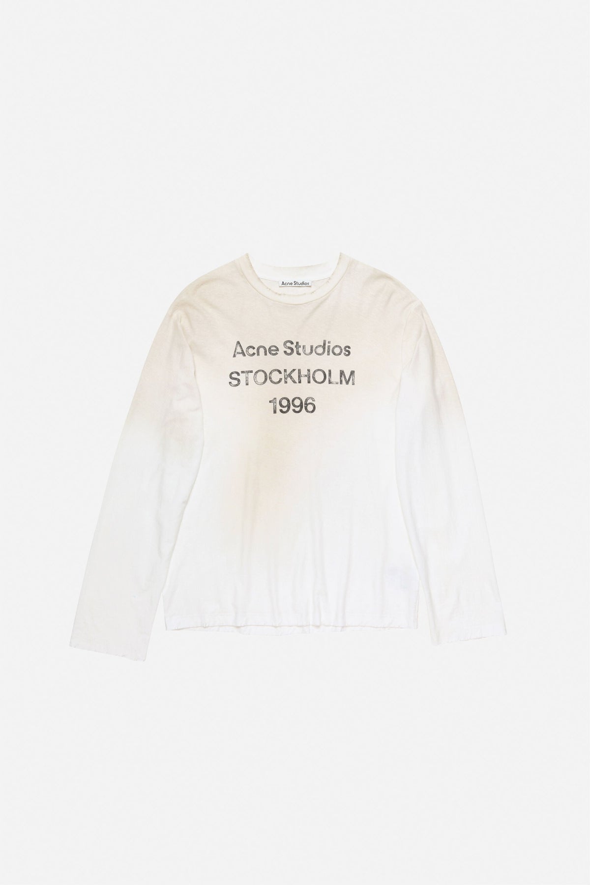 Acne Studios 1996 Logolu Sprey Baskılı Sweatshirt