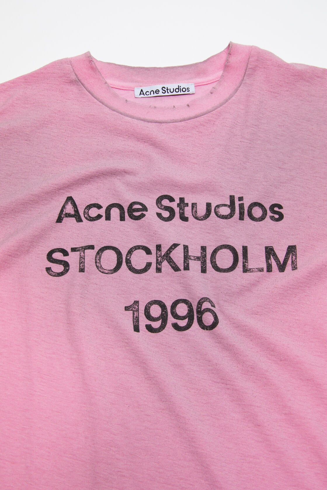 Acne Studios 1996 Logolu Sprey Baskılı Sweatshirt