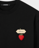 JACQUEMUS Çilek Logolu T-Shirt