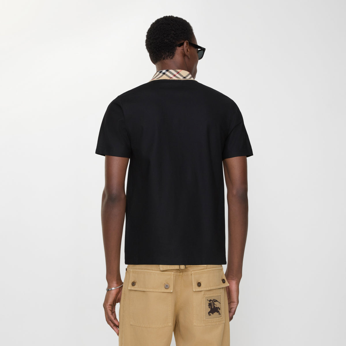 Burberry Siyah Polo T-Shirt